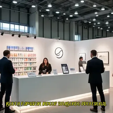 booth pameran indoor situbondo profesional